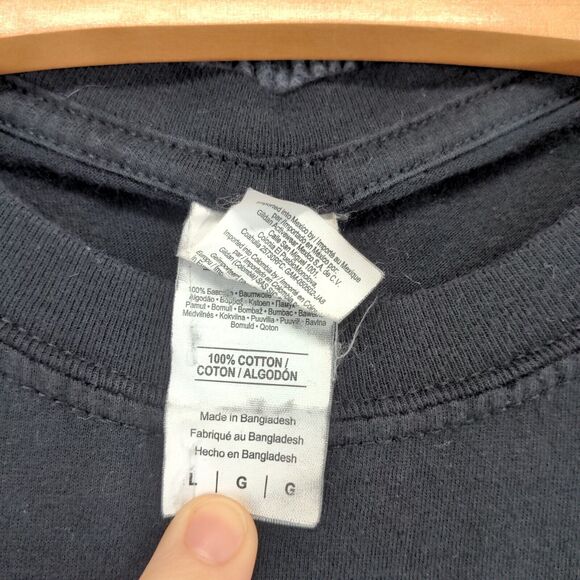 Gildan Men's Fireball Whiskey T-Shirt Black Large Short Sleeve Graphic Logo - Picture 10 of 13